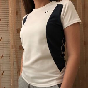 Nike | Women’s Dri-Fit Athletic White/Black Top